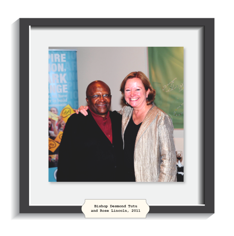 Bishop Desmond Tutu and Rose Lincoln, 2011
